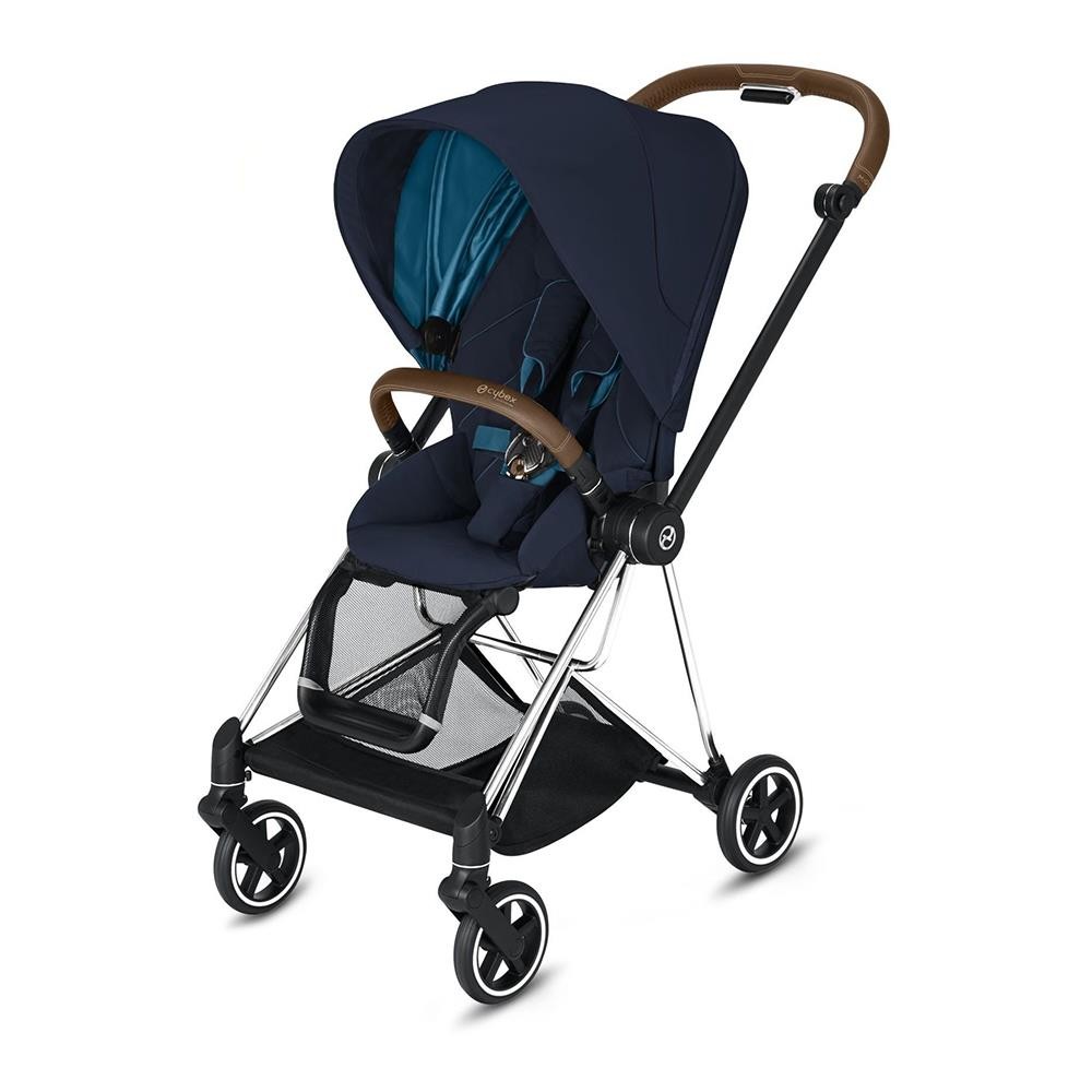 Cybex MIOS stroller Chrome Brown Nautical Blue --> Kids-Comfort