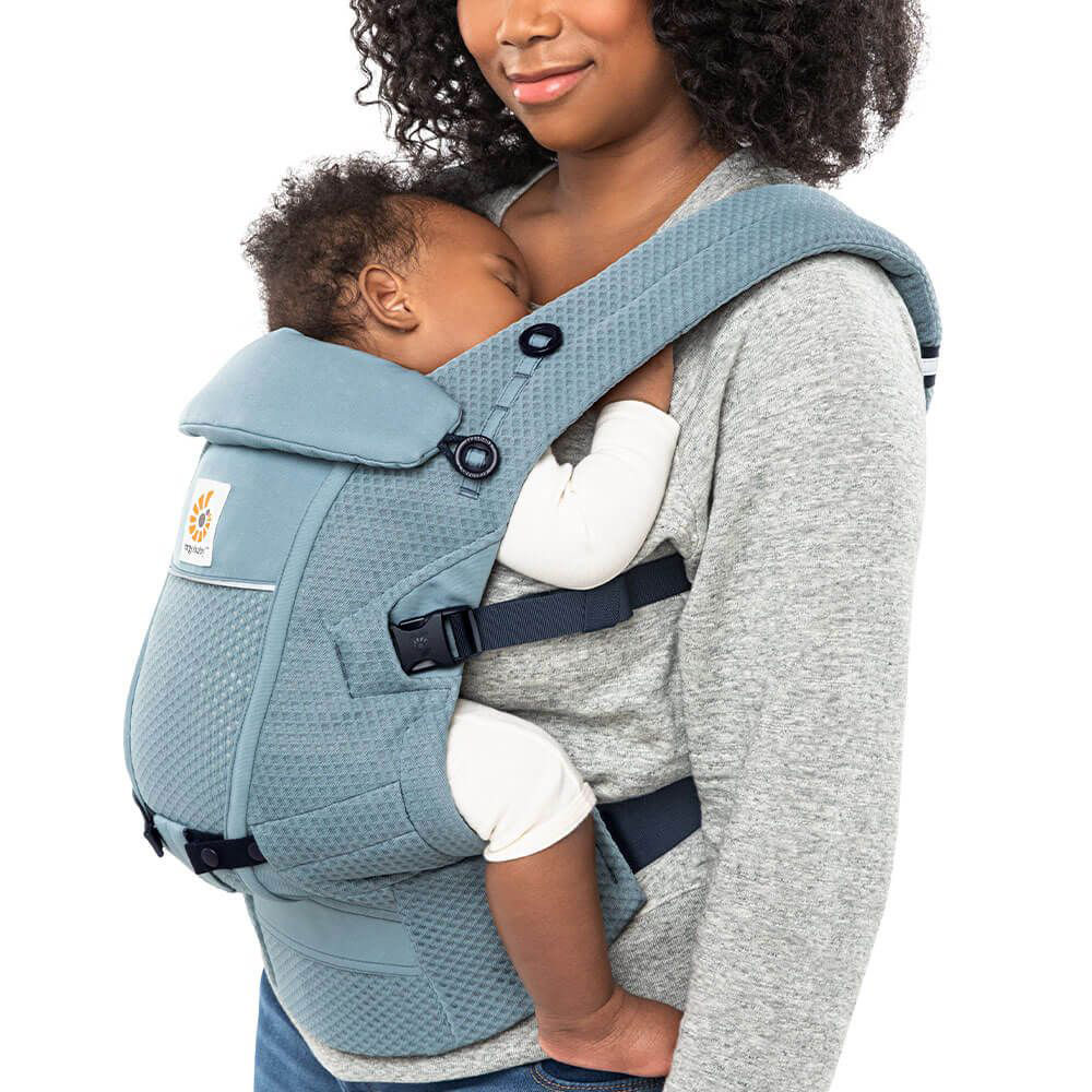 Ergobaby Baby Carrier Adapt Soft Flex Mesh Design Slate Blue - Kidscomfort